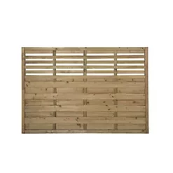 Forest Kyoto Slatted Top Fence Panels 6 x 4' Pack of 6