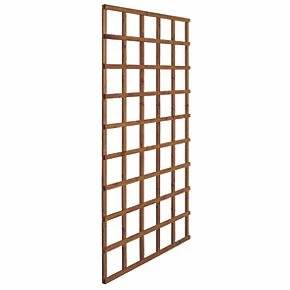 Forest Softwood Rectangular Trellis 3 x 6' 3 Pack - Image 2
