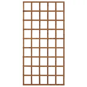 Forest Softwood Rectangular Trellis 3 x 6' 3 Pack