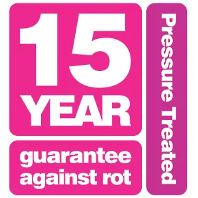 Forest Prague Lattice Curved Top Fence Panels 6 x 4' Pack of 8 - Image 3