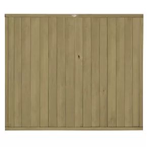 Forest VTGP5PK4HD Vertical Tongue & Groove Fence Panels 6 x 5' Pack of 4