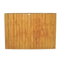 Forest Feather Edge Fence Panels 6 x 3' Pack of 8