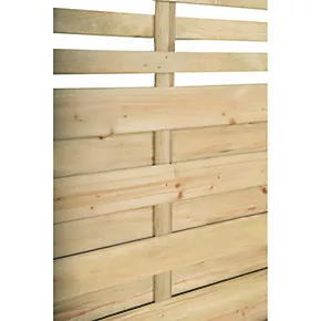 Forest Kyoto Slatted Top Fence Panels 6 x 4' Pack of 8 - Image 2