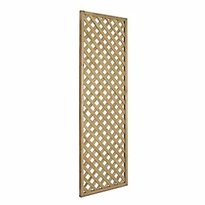 Forest Rosemore Softwood Rectangular Trellis 2 x 6' 3 Pack - Image 2