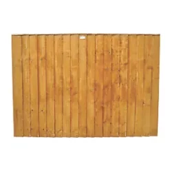 Forest Feather Edge Fence Panels 6 x 4' Pack of 4