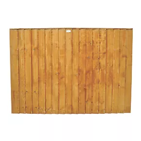 Forest Feather Edge Fence Panels 6 x 4' Pack of 4