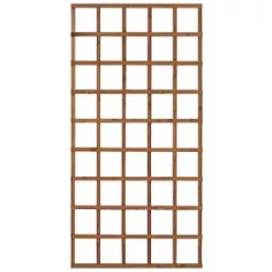 Forest Softwood Rectangular Trellis 3 x 6' 4 Pack