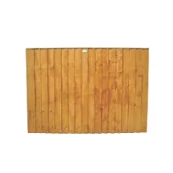 Forest Feather Edge Fence Panels 6 x 4' Pack of 9