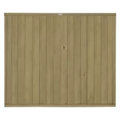 Forest VTGP5PK3HD Vertical Tongue & Groove Fence Panels 6 x 5' Pack of 3