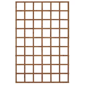 Forest Softwood Rectangular Trellis 4 x 6' 4 Pack