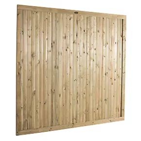 Forest Decibel Vertical Tongue & Groove Noise Reduction Fence Panels 6 x 6' Pack of 3 - Image 2