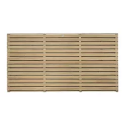 Forest Double-Slatted Fence Panels 6 x 3' Pack of 3