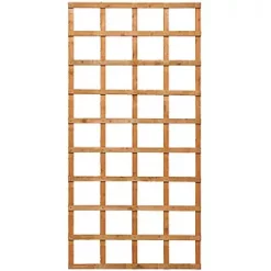 Rowlinson Softwood Rectangular Heavy Duty Trellis 0.9 x 1.8m 3 Pack
