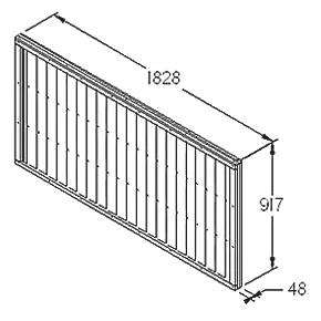 Forest Closeboard Fence Panels 6 x 3' Pack of 5 - Image 4