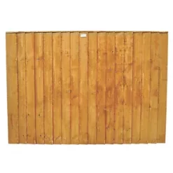 Forest Feather Edge Fence Panels 6 x 4' Pack of 3