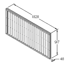 Forest Closeboard Fence Panels 6 x 3' Pack of 10 - Image 4