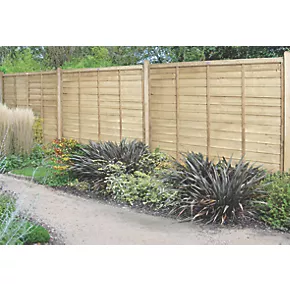 Forest Super Lap Fence Panels 6 x 6' Pack of 6